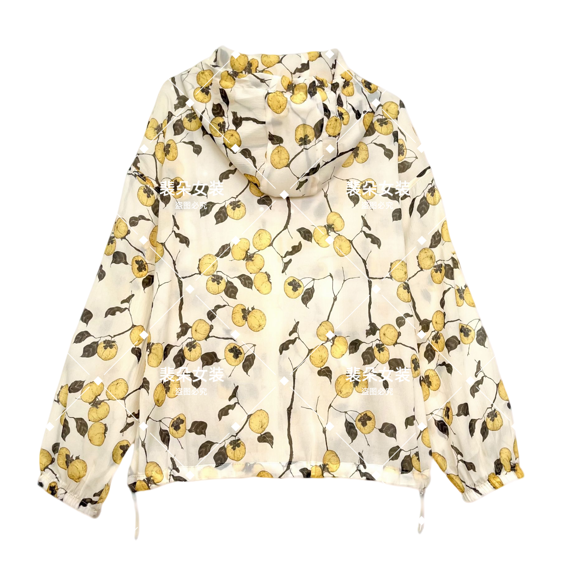 【COCO LESLEY】Y518柿柿如意轻奢暮云纱薄款防紫外线UF50+防晒衣