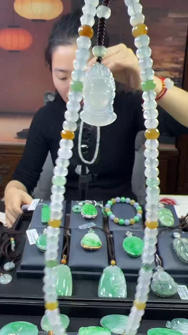 未镶嵌挂件翡翠J**k手机链