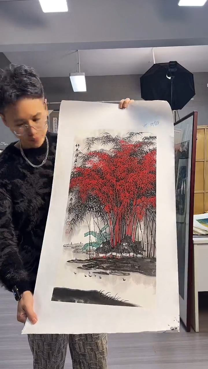 【闪购商品】国画35号李庆兴老师绘画