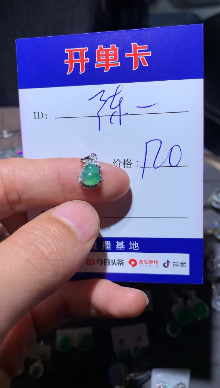 【闪购商品】翡翠颈饰银S925镶嵌陈陈成