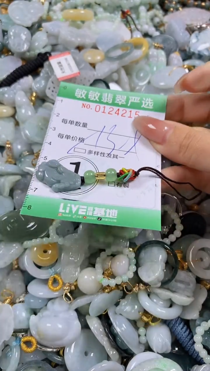 【闪购商品】翡翠颈饰未镶嵌闪购0124215多样性发其一