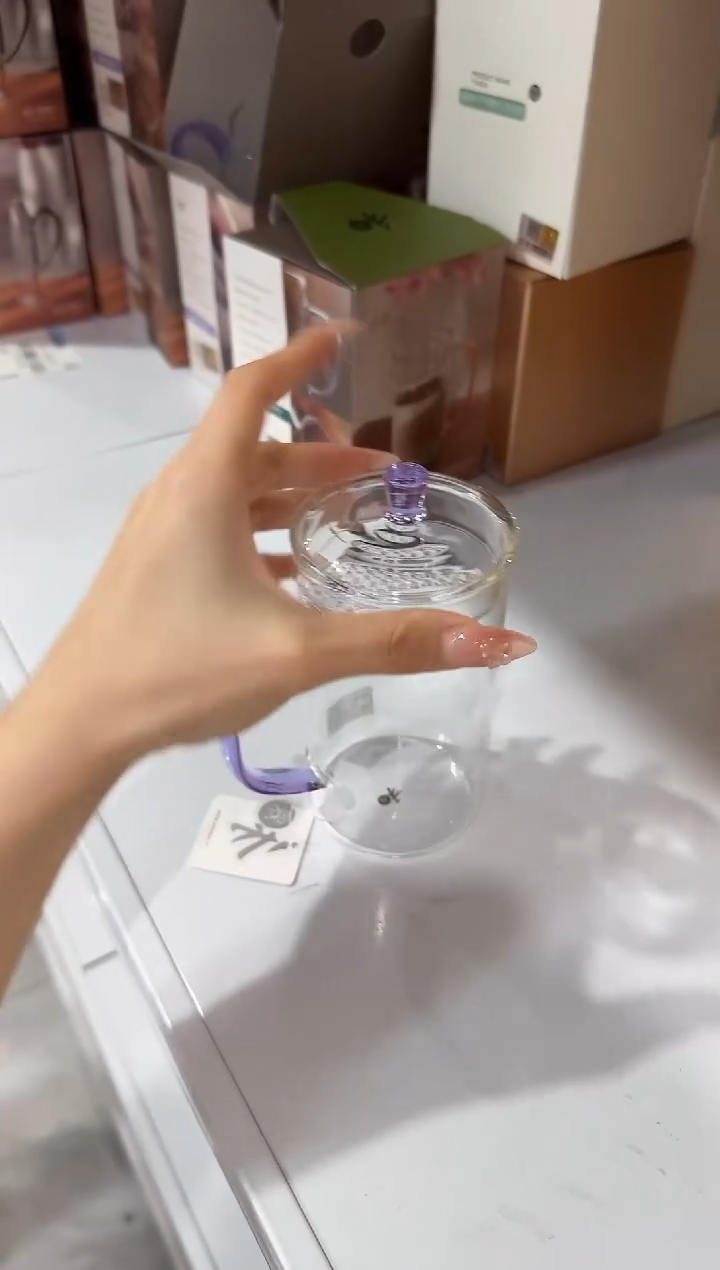 @@禾器晶彩简尚杯浅紫色