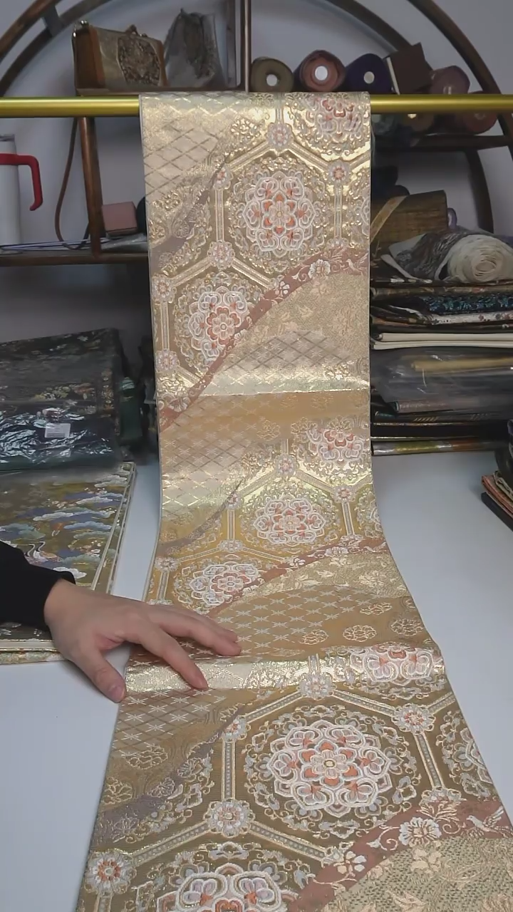 【闪购商品】织绣81西阵织六通宝相花