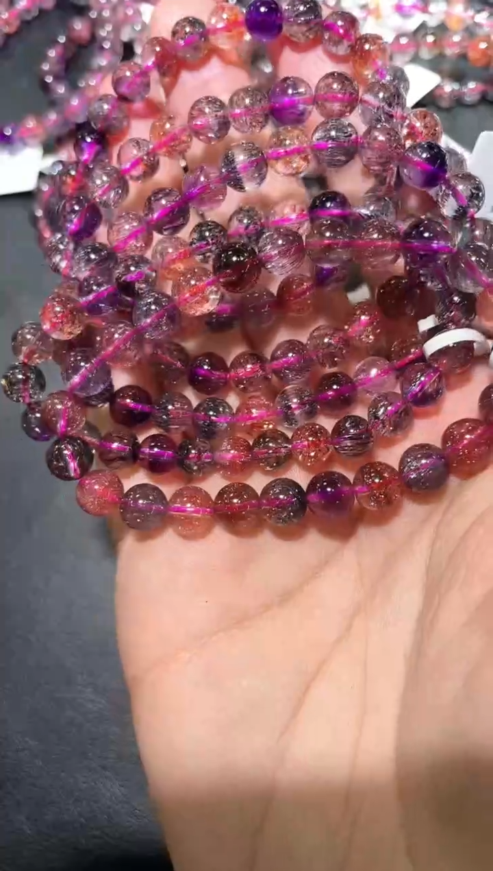 【闪购商品】水晶手链未镶嵌超七单圈A7（多样性发其一）