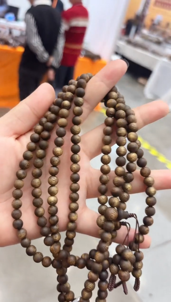 沉香手串海南莺歌绿千里香老料高货07多圈多样性发其一