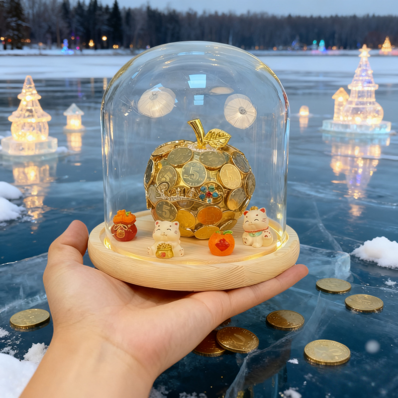 圣诞礼物苹果DIY材料包闺蜜硬币浪漫纪念日装饰走心苹果材料包