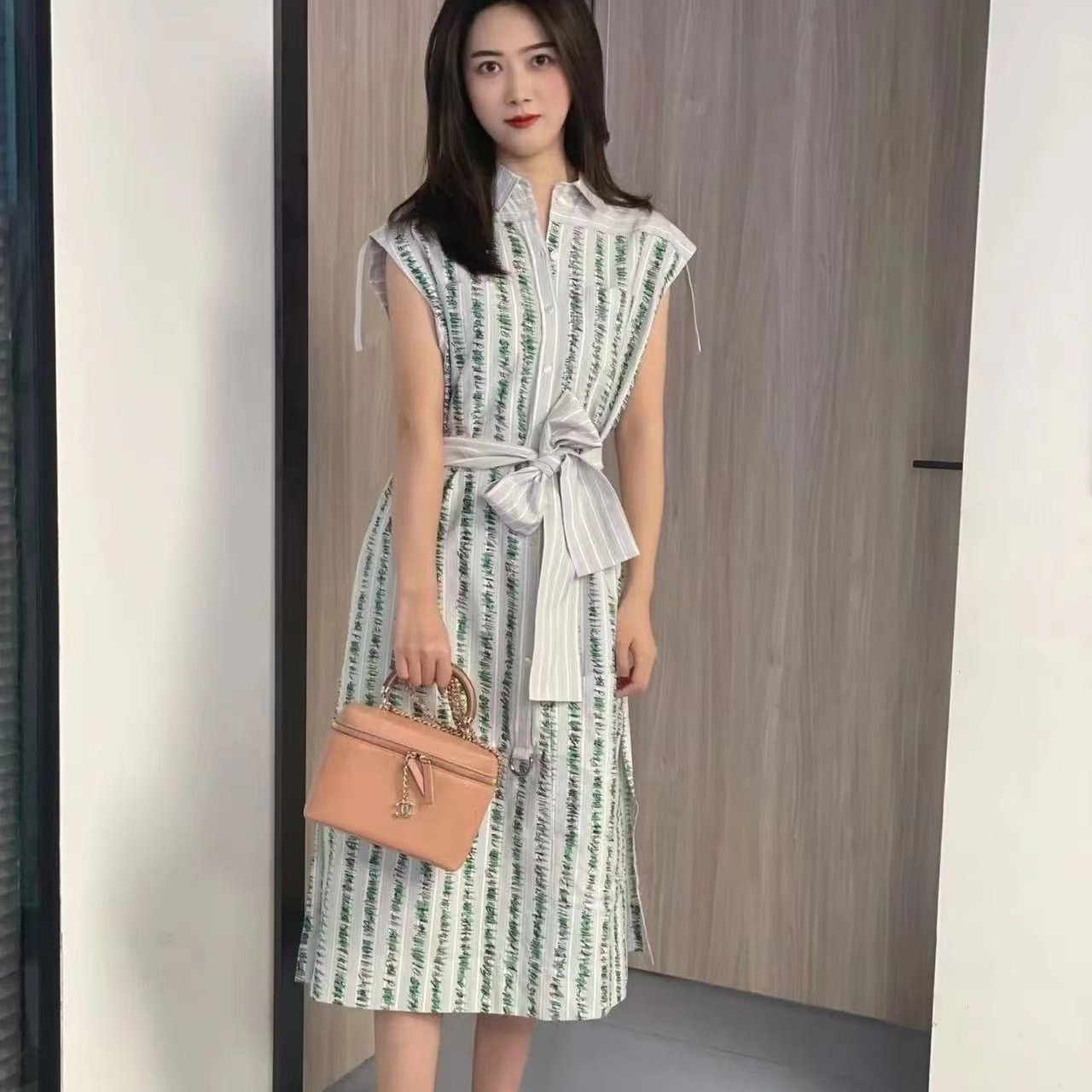 未使用 BURBERRY/博柏利 印花连衣裙