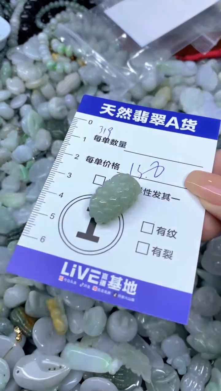 颈饰未镶嵌翡翠天然翡翠A货批量多样性发一件