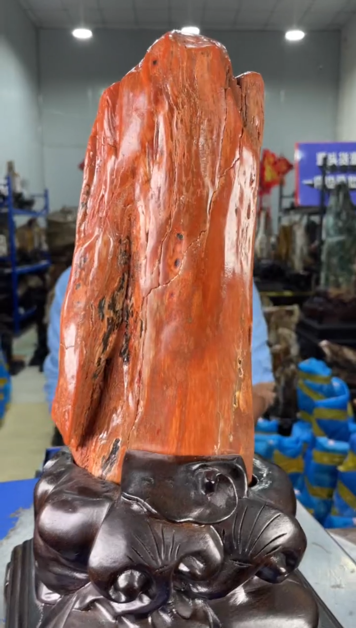 【闪购商品】硅化玉摆件未镶嵌91