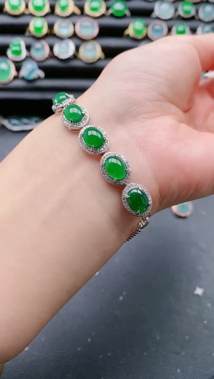 【闪购商品】翡翠戒指银S925镶嵌1111111