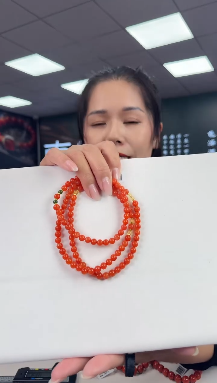 未镶嵌珠串南红玛瑙多样发其一/6/HS8486100198