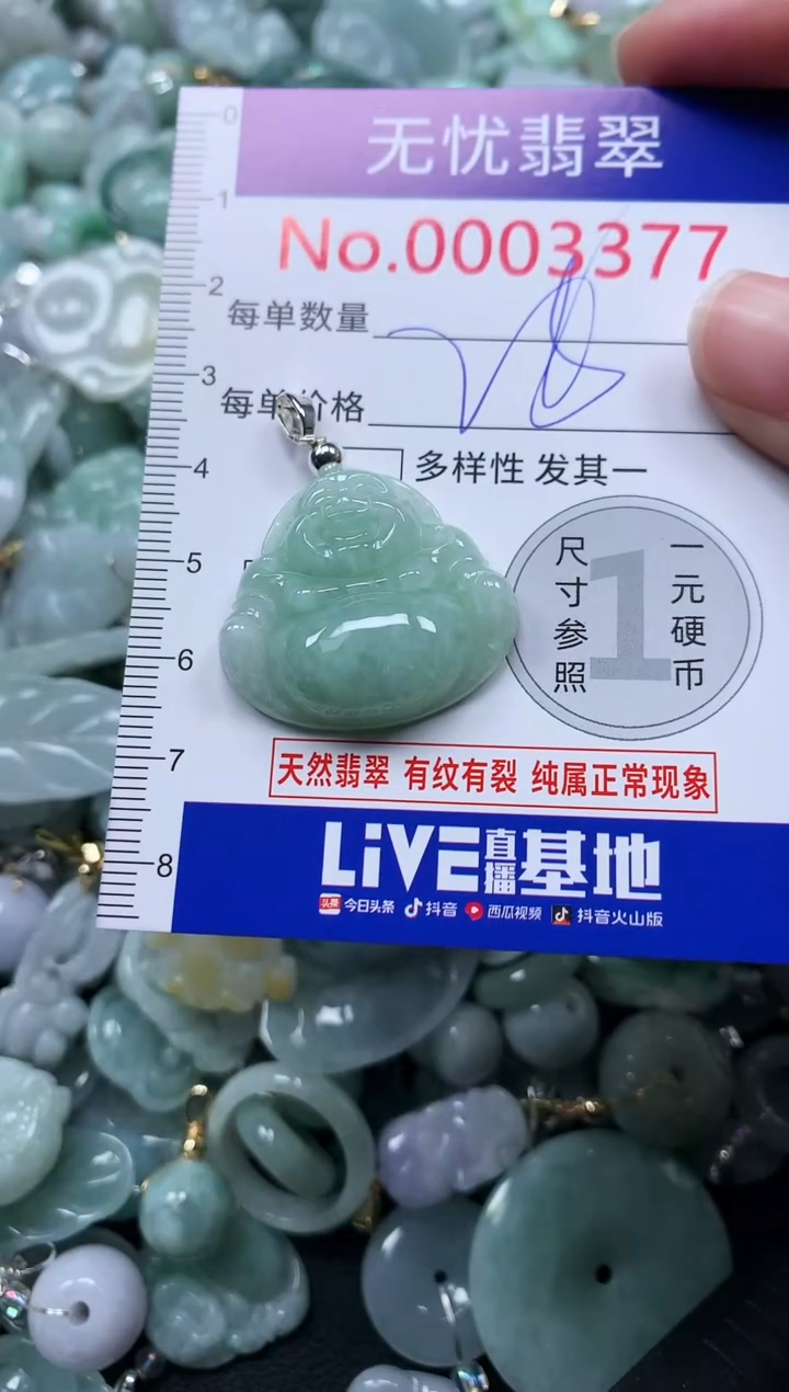 颈饰未镶嵌翡翠3377