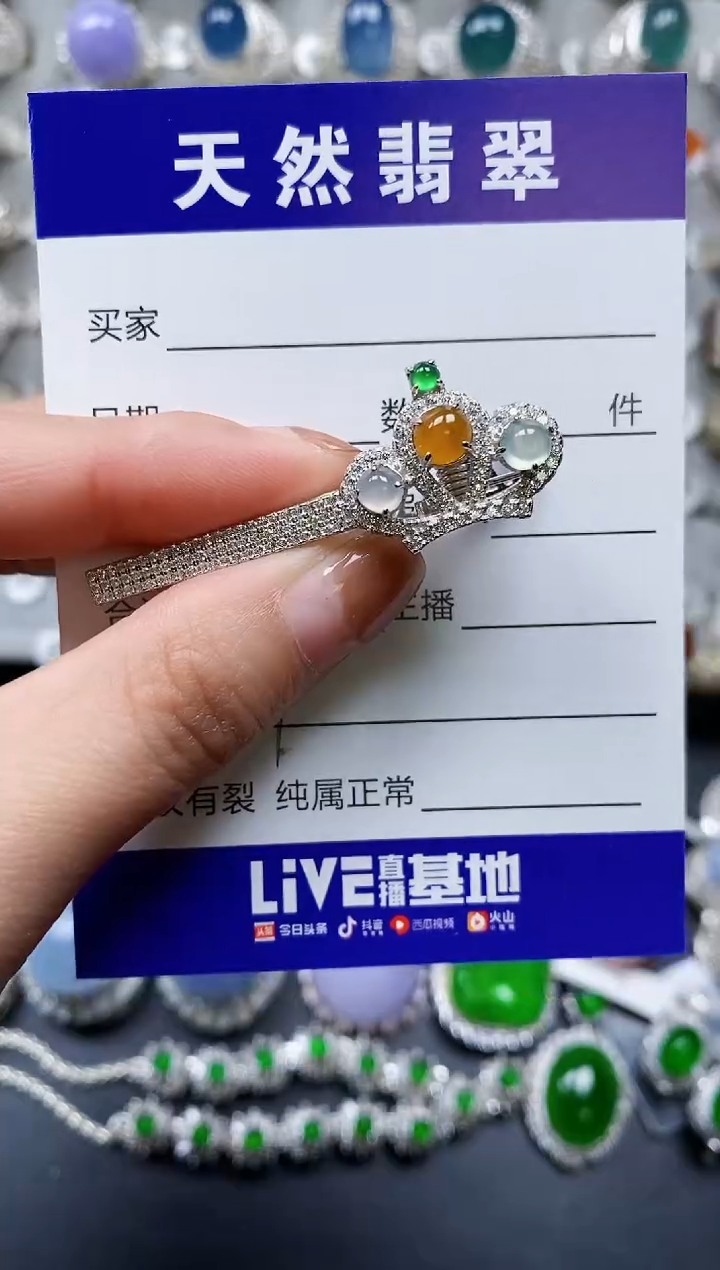 【闪购商品】翡翠颈饰银S925镶嵌0149