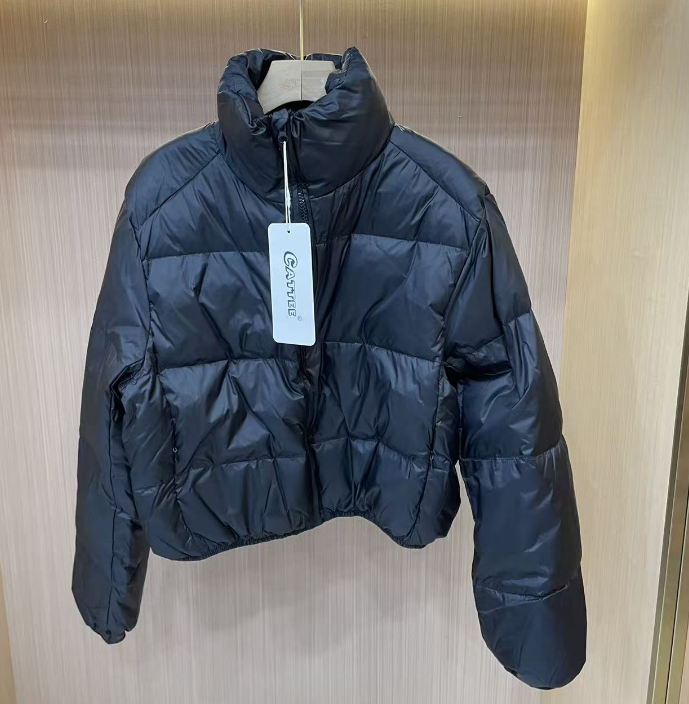 【LJWM】立领短款白鸭绒羽绒服 YR6028