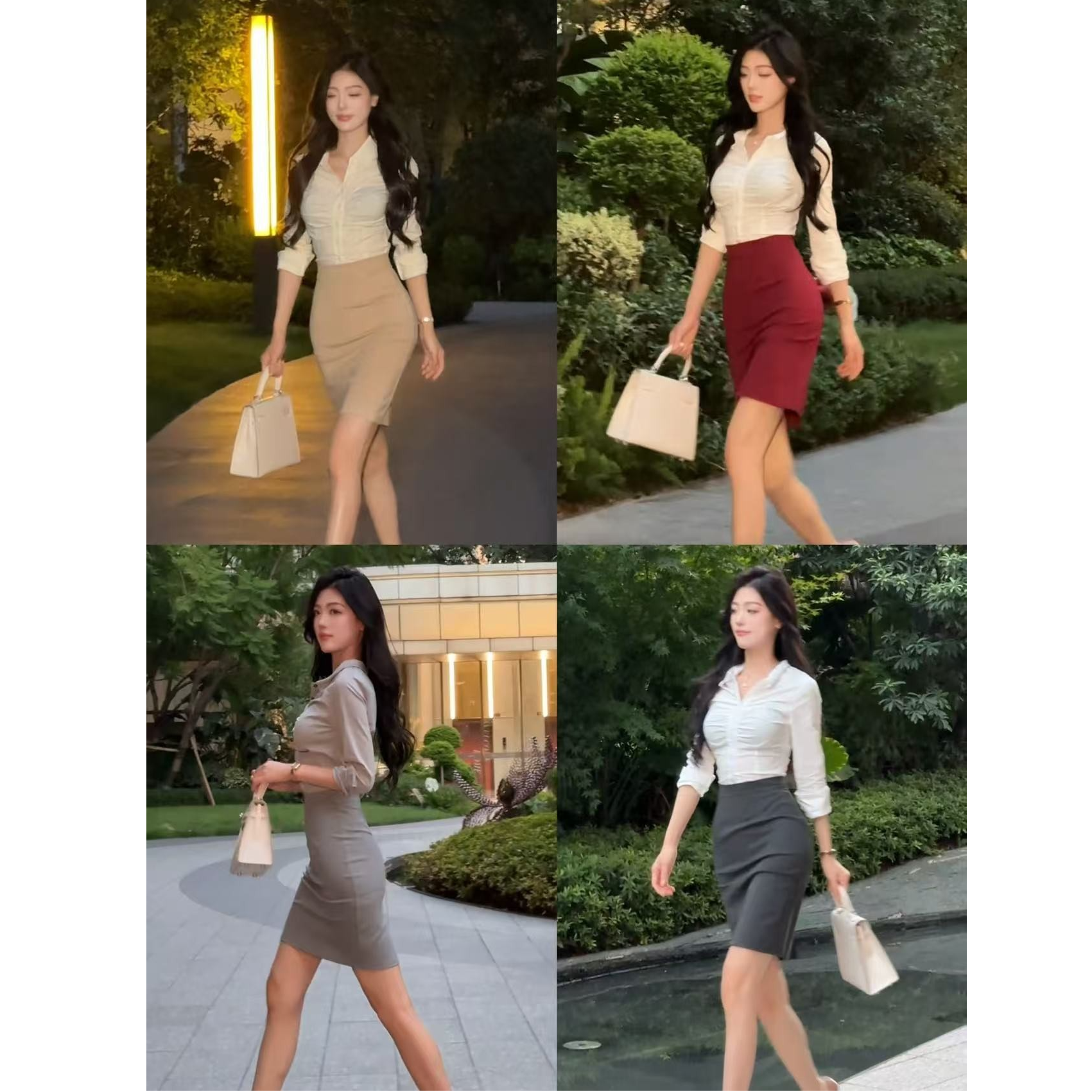 希野逸儿/优雅御姐高腰气质百搭包臀裙女夏季紧身韩系显瘦半身裙