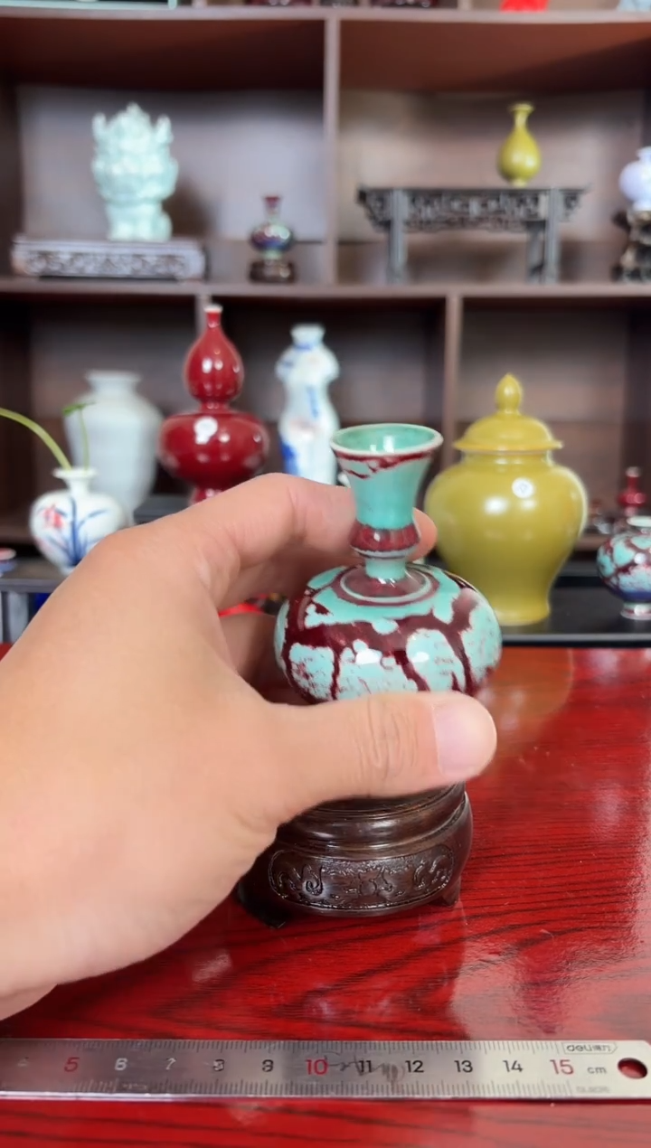 摆件瓷12.27晚微瑕小花瓶摆件22