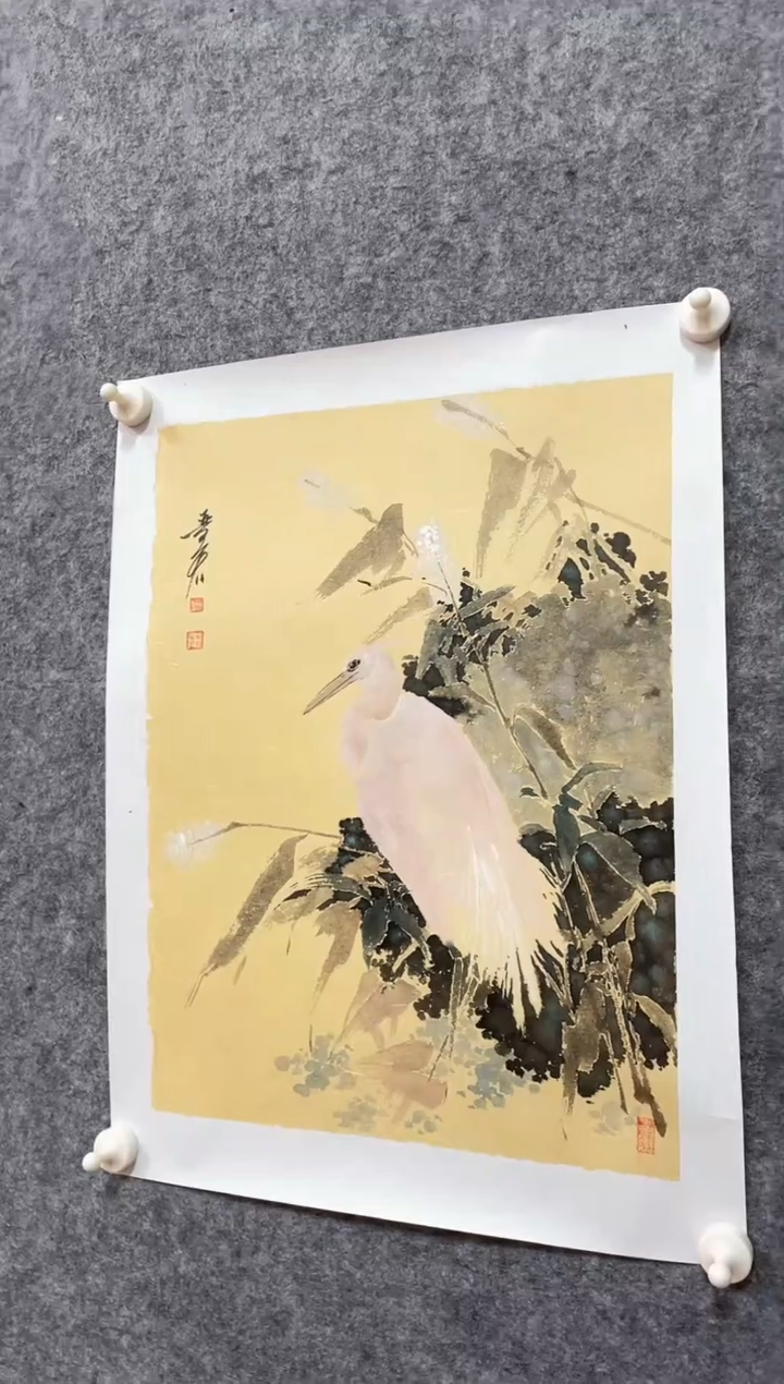 【闪购商品】国画魏先生绘画作品2平尺花鸟
