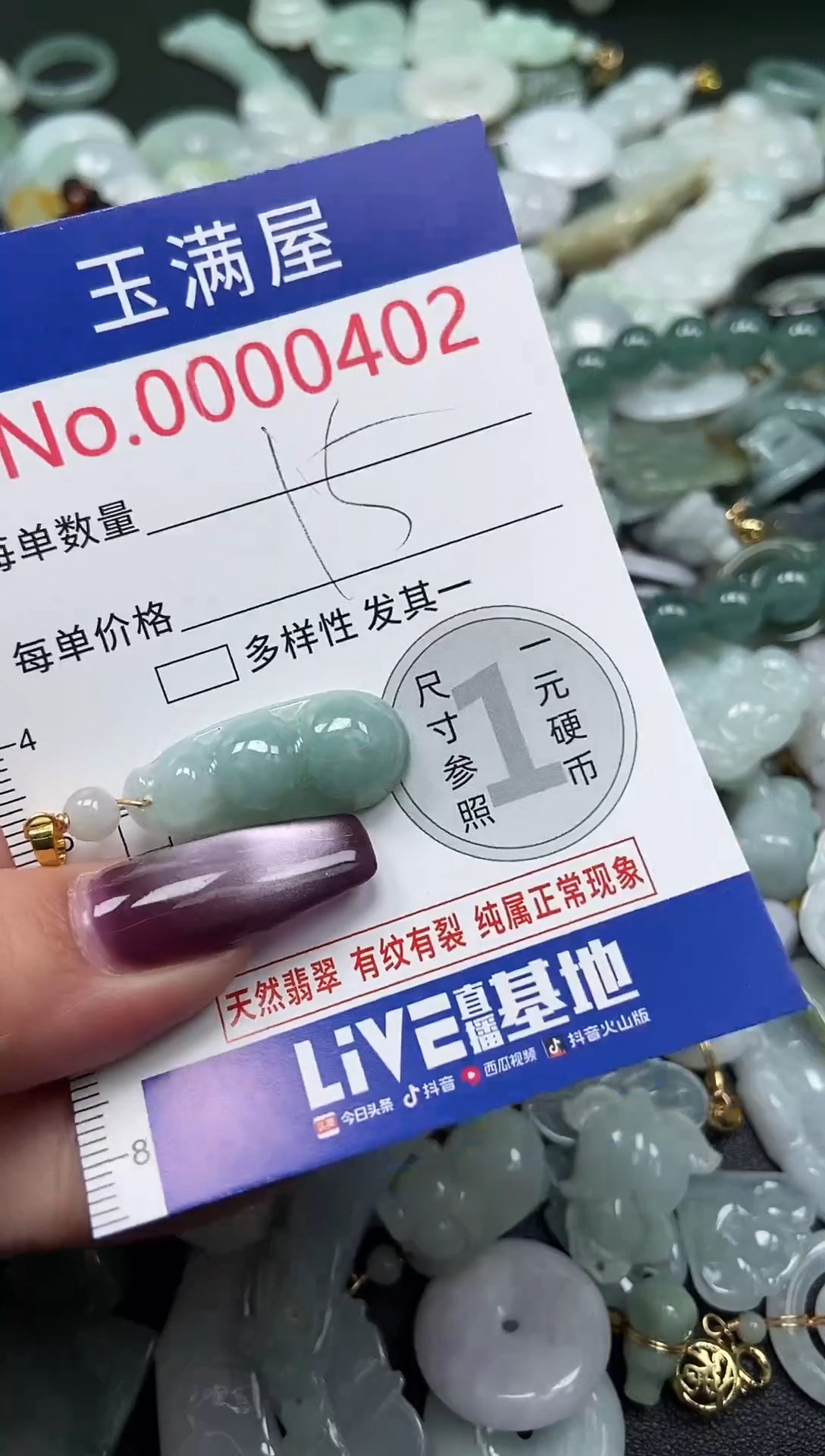 颈饰未镶嵌翡翠402