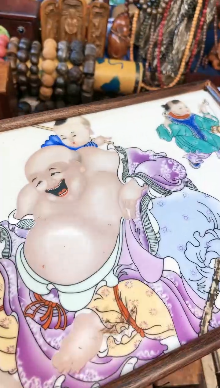 【闪购商品】妍妍清空编号：114-瓷画大箱3件组合