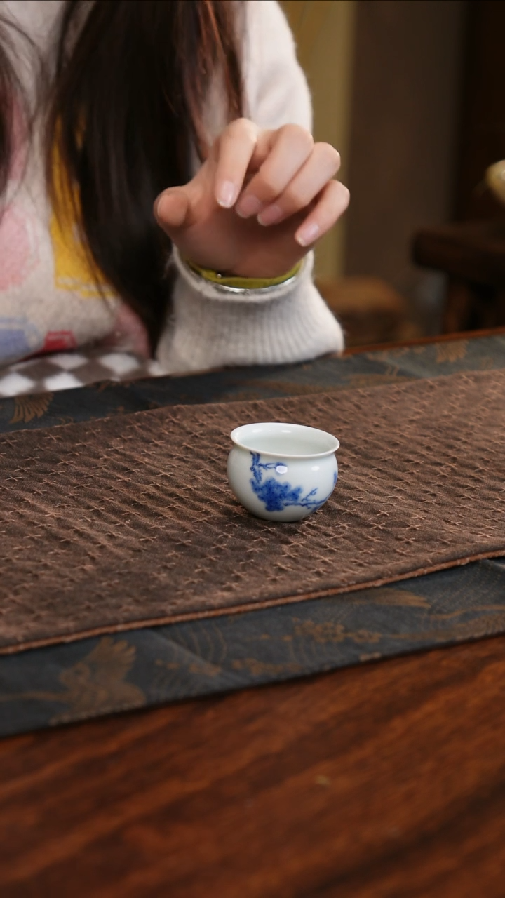 【闪购商品】杯子聚澜堂松针小缸杯