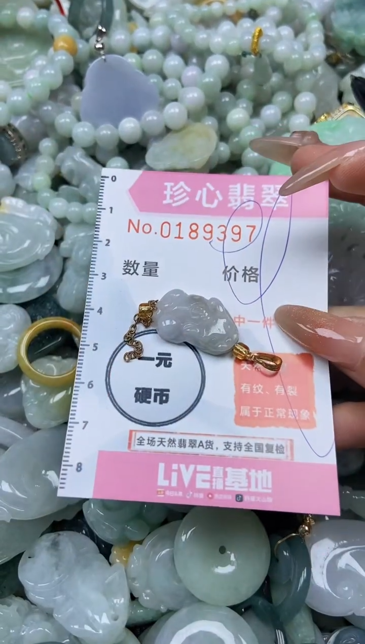 翡翠未镶嵌颈饰闪购链接0189397