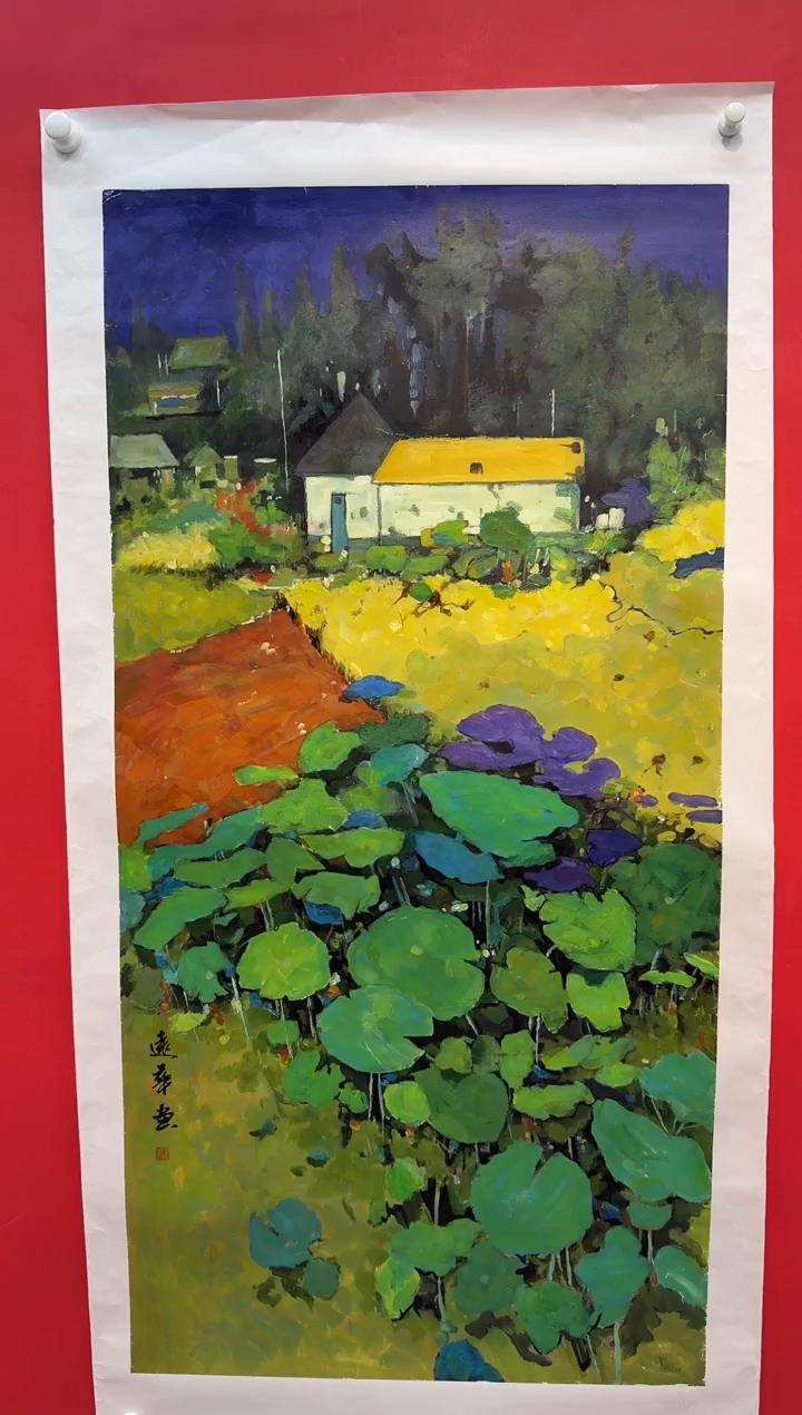 国画画家陆远华纯手绘原作