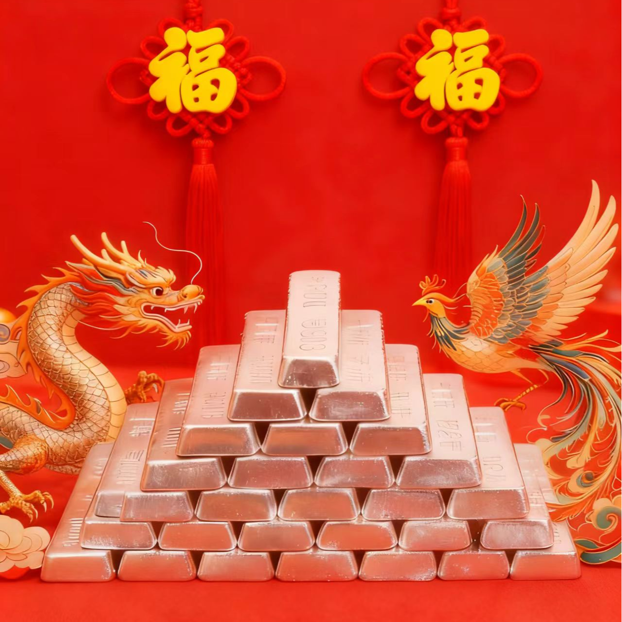 18g精美小银条古法工艺礼品商务办公室家居高端摆件