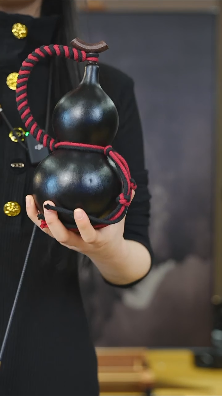 【闪购商品】XK161大漆酒葫芦不包手串及旋转底座