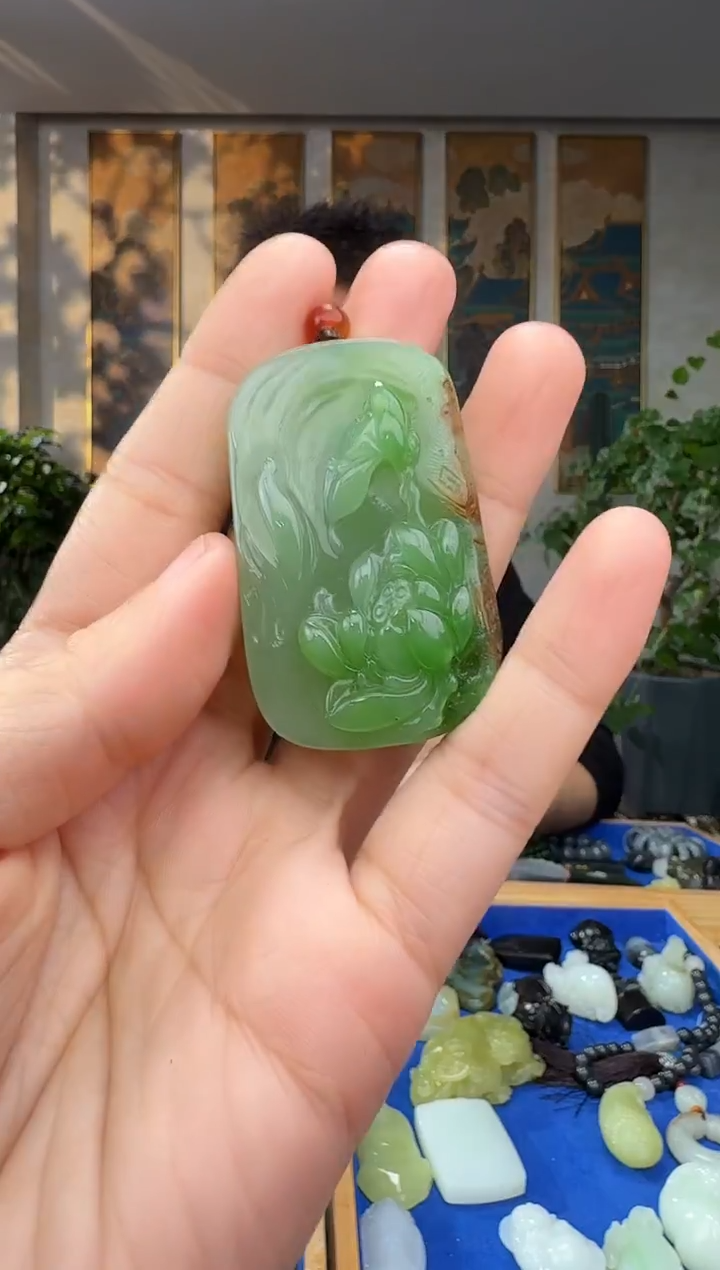 未镶嵌和田玉挂件拍一发一