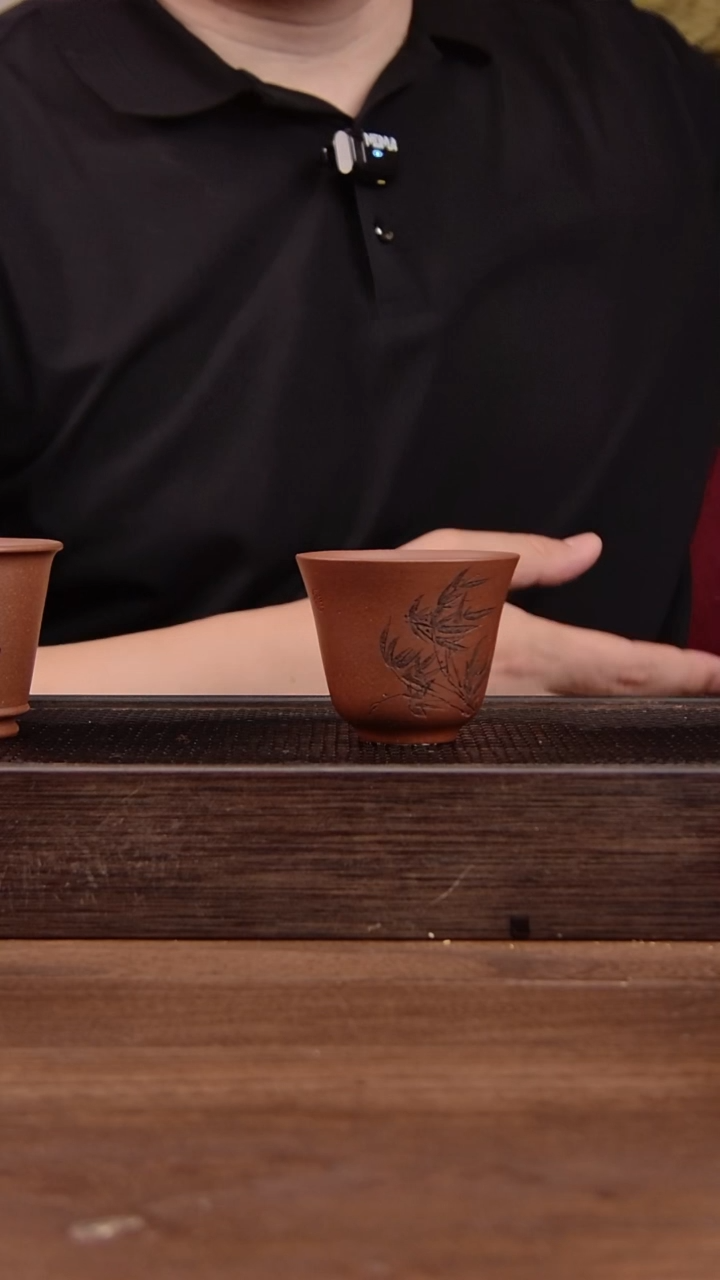 茶壶紫砂紫泥薄胎刻绘铃铛杯  ！    ！  图案自选