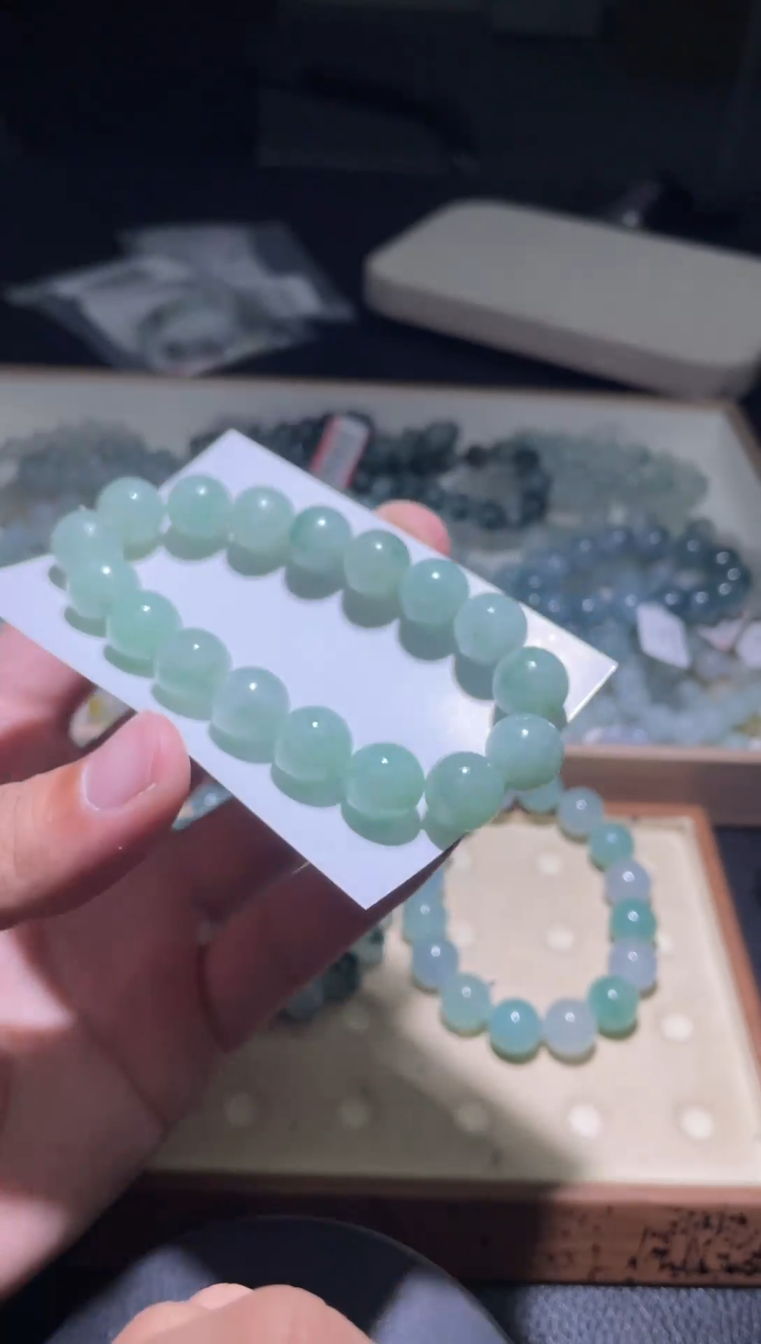 未镶嵌定制翡翠翡翠手串