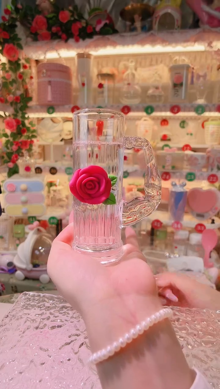 其他品质好发货快放心拍！玫瑰花口杯