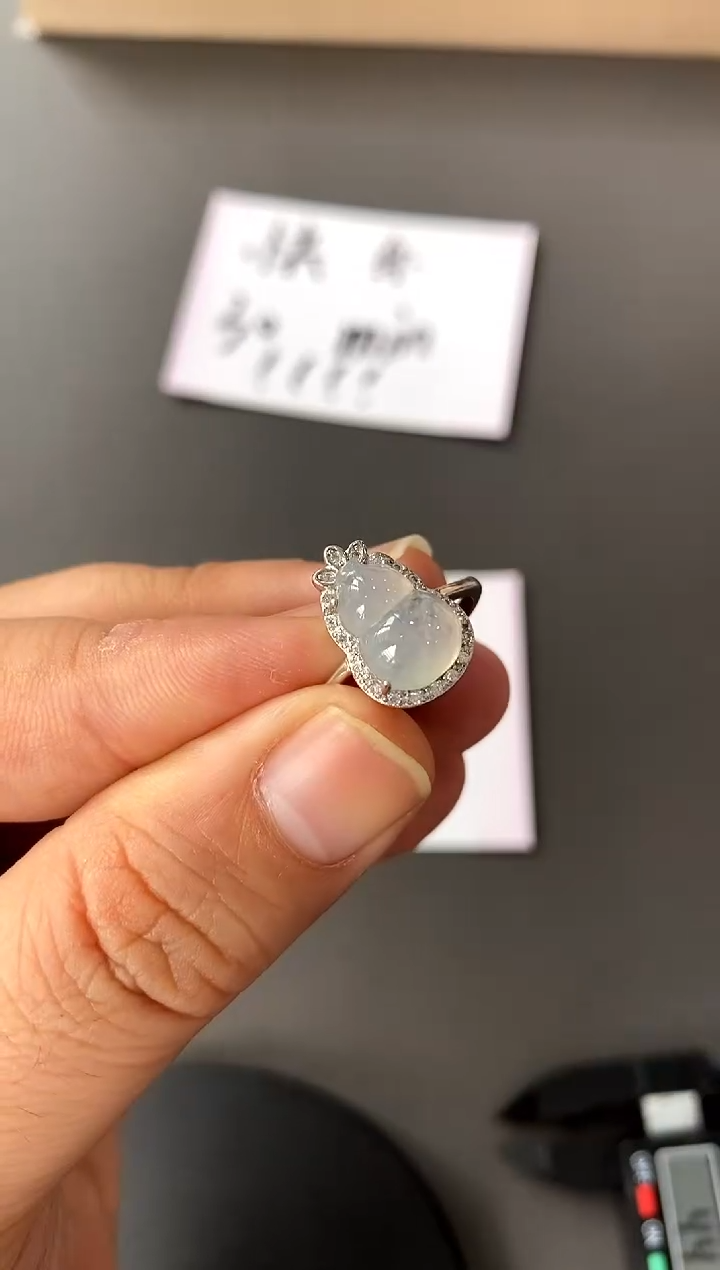 【闪购商品】翡翠戒指银S925镶嵌买断价