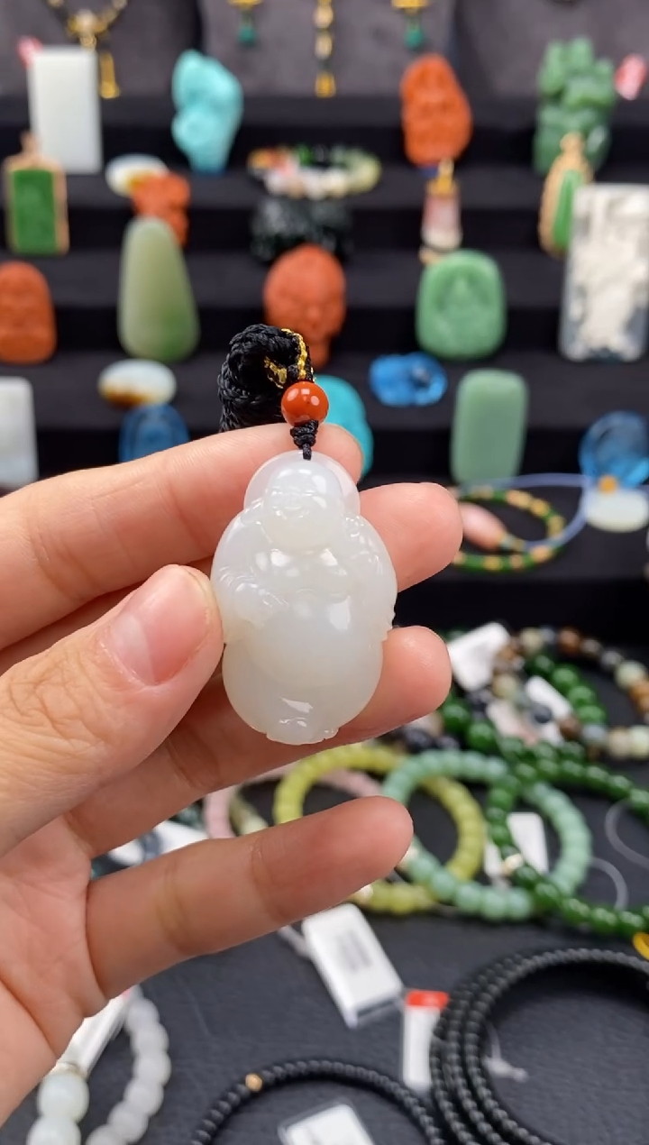 【闪购商品】和田玉-未镶嵌金山佛公