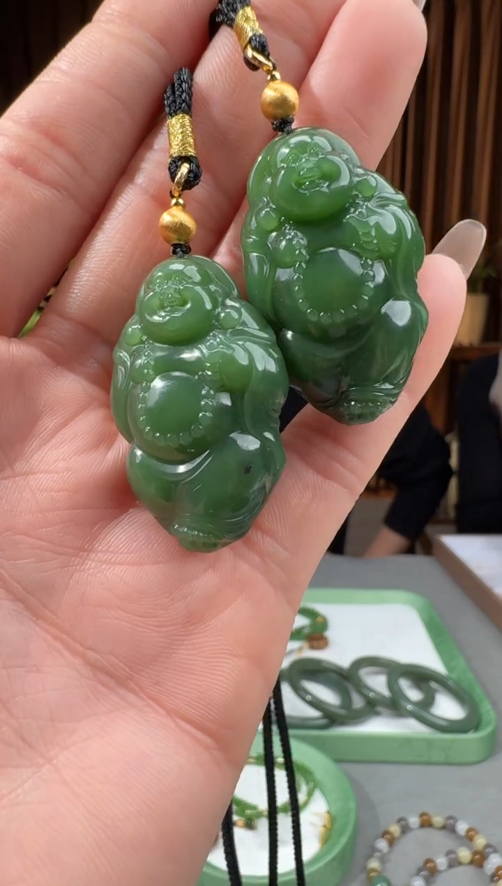 颈饰未镶嵌和田玉11牛牛12.22多样性拍一发一