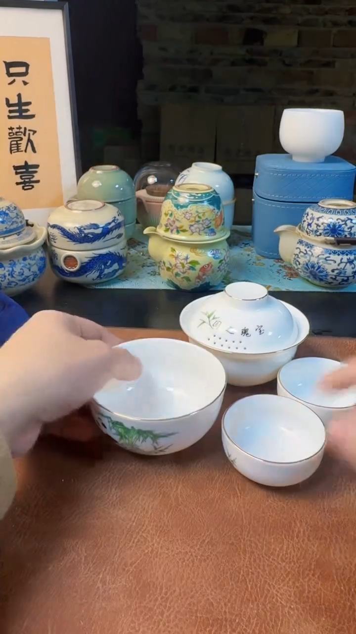 【闪购商品】杯德化白瓷。快克茶具