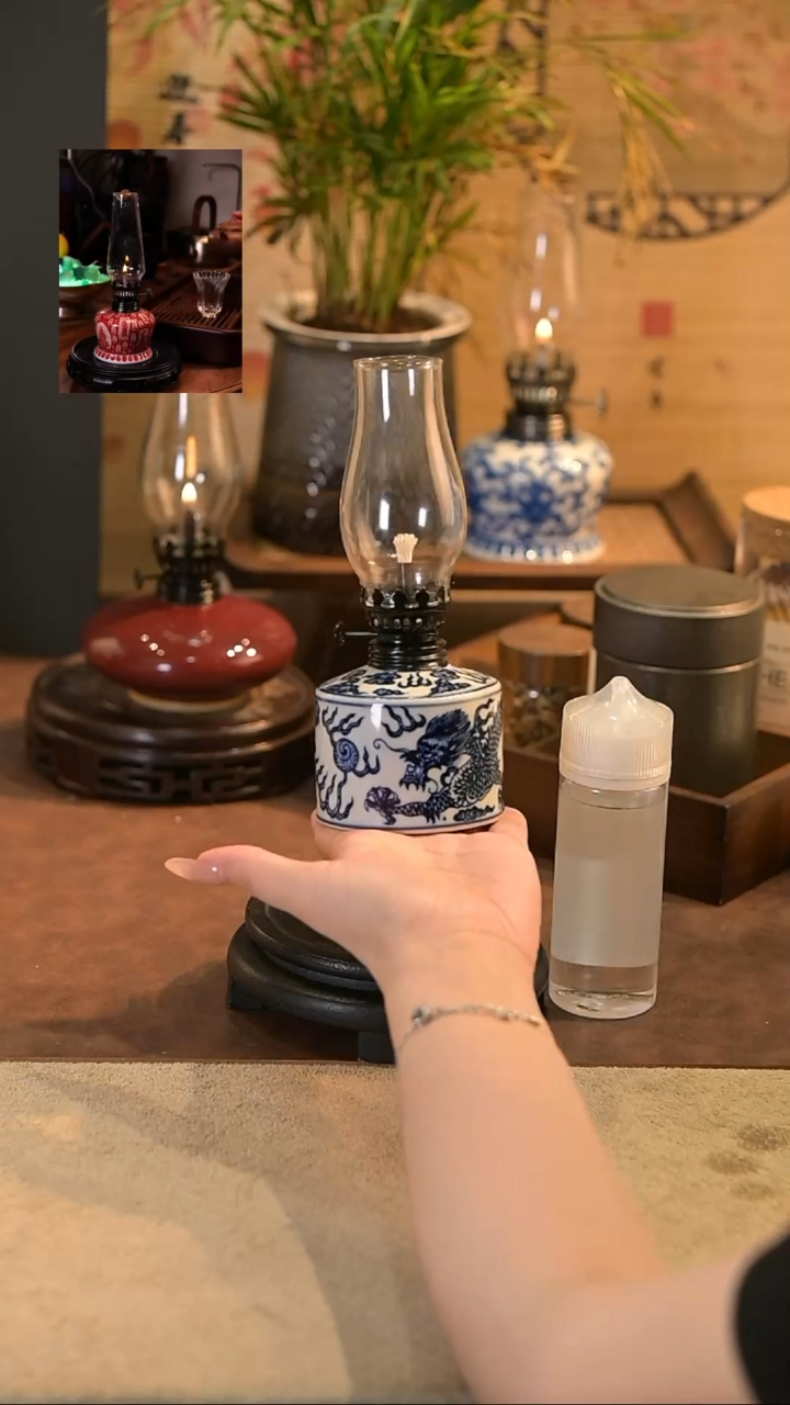 景德镇陶瓷香薰灯摆件