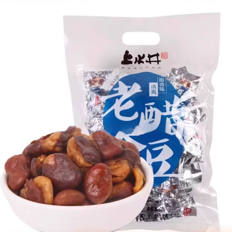 山西老醋蚕豆468g零食怪味胡豆糖醋兰花豆小包装陈醋泡蚕豆