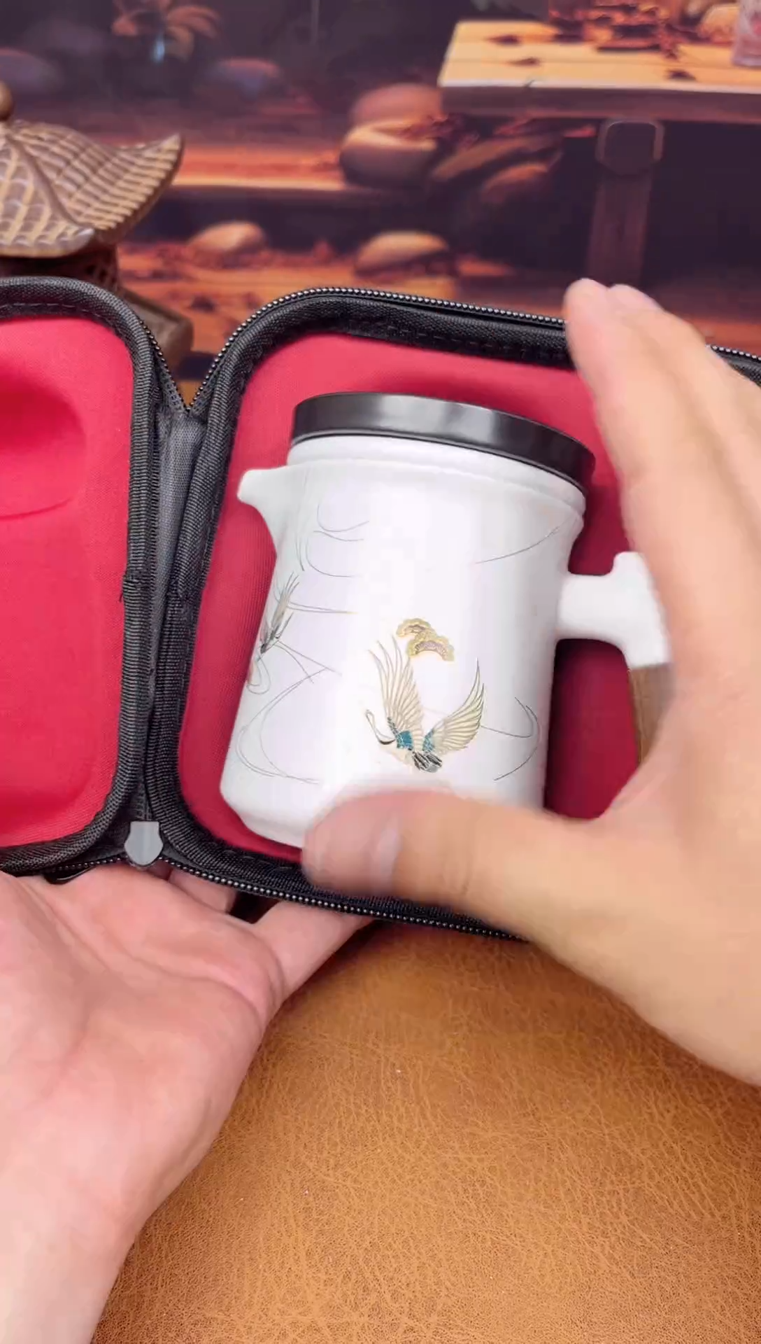 【闪购商品】陶瓷茶具摆件茶叶罐