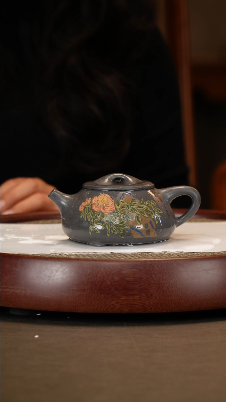 【闪购商品】紫砂茶壶【吴顺华】天青景舟石瓢  280CC