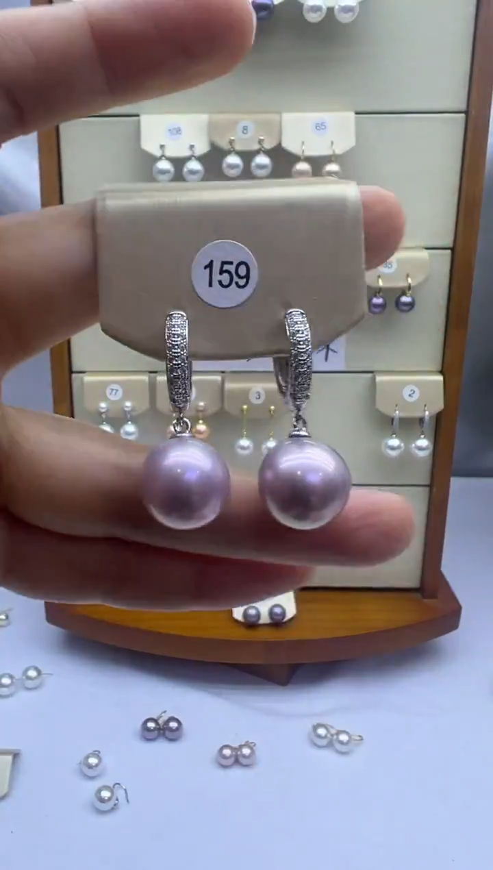 未镶嵌耳饰淡水珍珠159