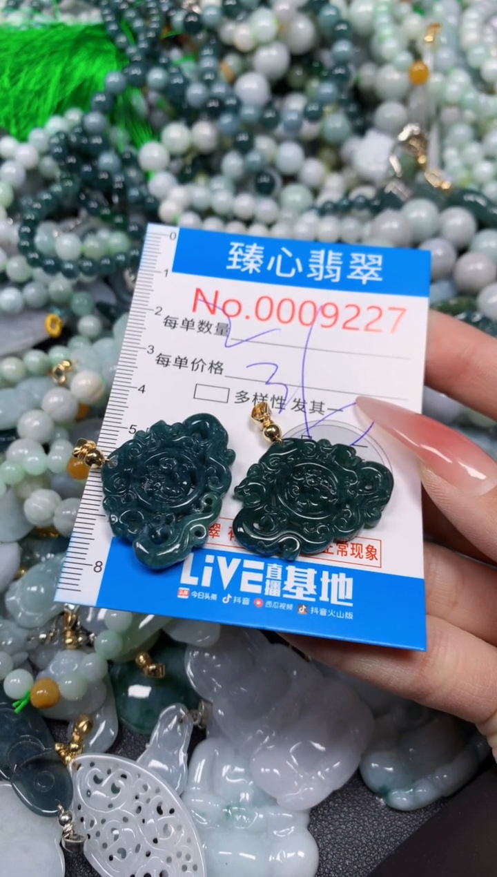 【闪购商品】翡翠颈饰未镶嵌含绳0009227
