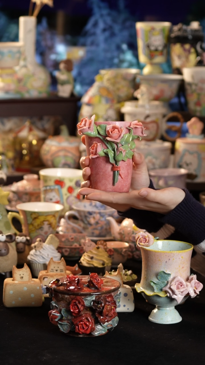 其他陶景德镇釉下彩手绘设计师款陶瓷