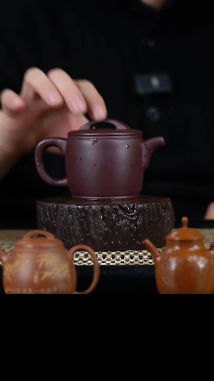 【闪购商品】手工原矿紫茄泥高汉瓦 180cc