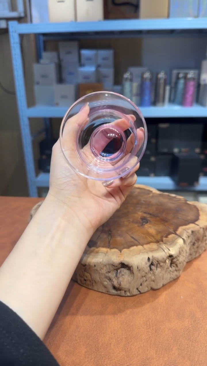 禾器清杯浅紫色主人杯