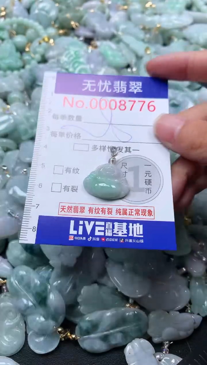 颈饰未镶嵌翡翠8776