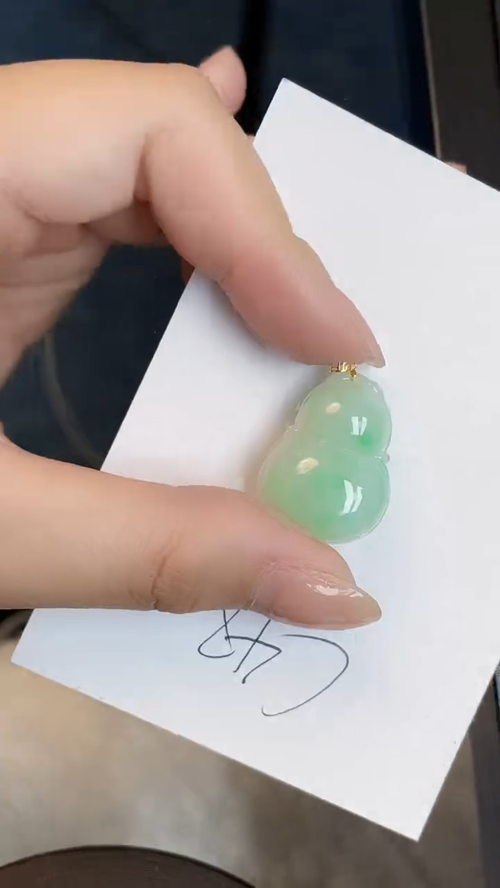 【闪购商品】翡翠颈饰18K金镶嵌0000000000