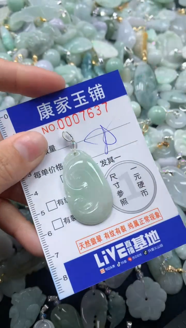 颈饰未镶嵌翡翠7637