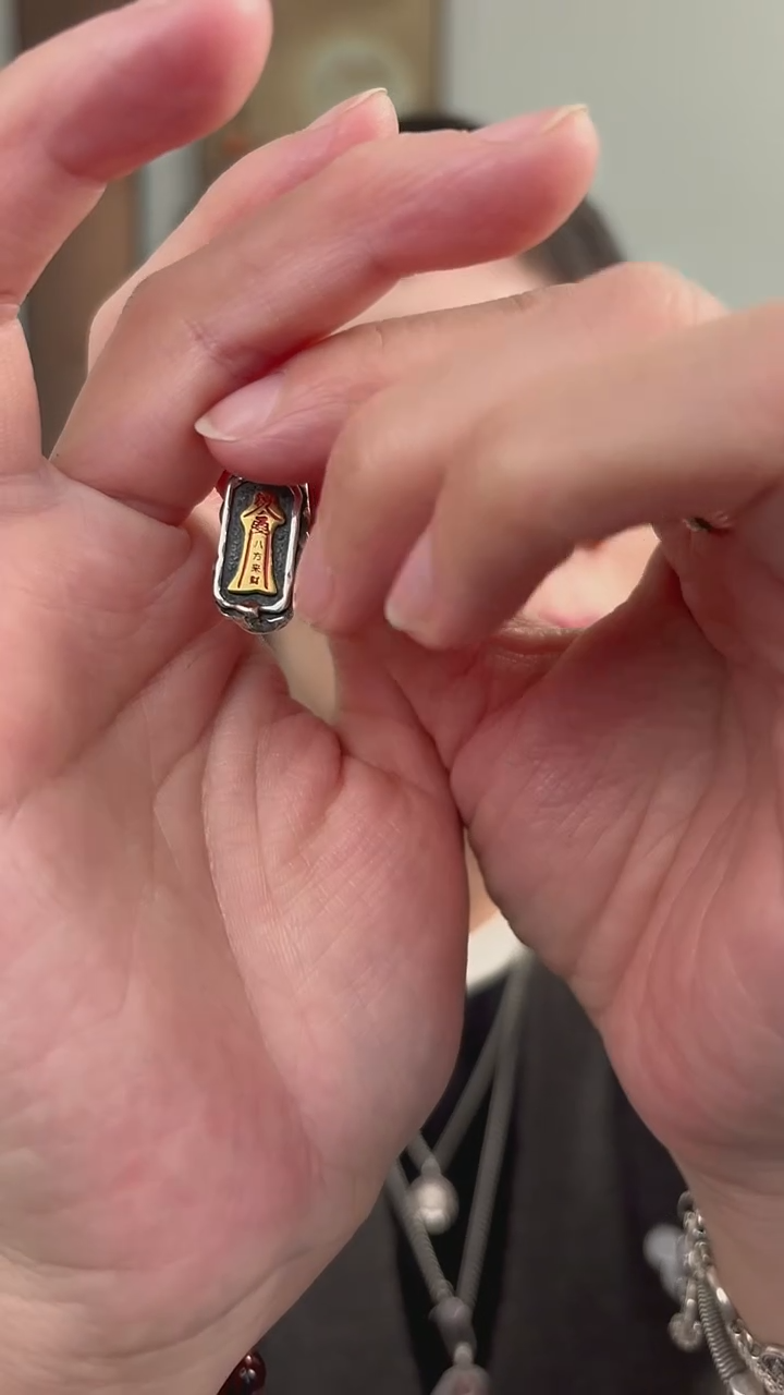 无吊坠925银纯银吊坠财财57