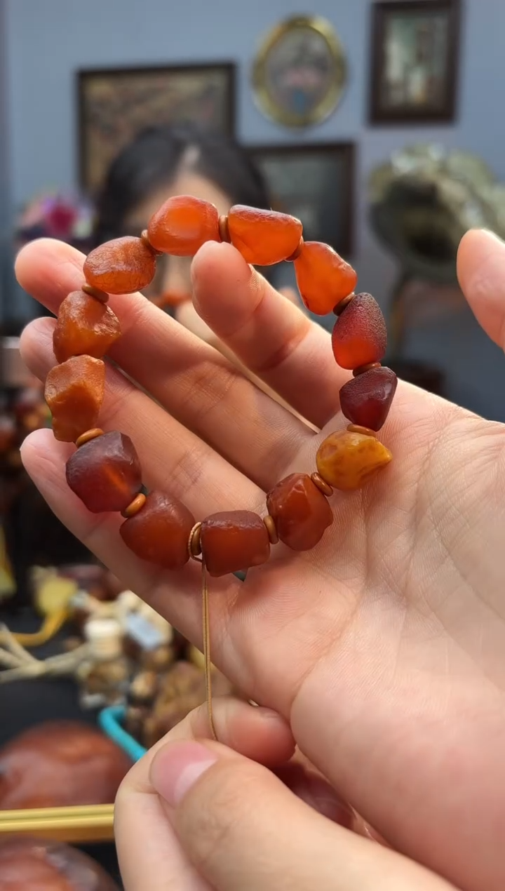 手串琥珀未镶嵌手串